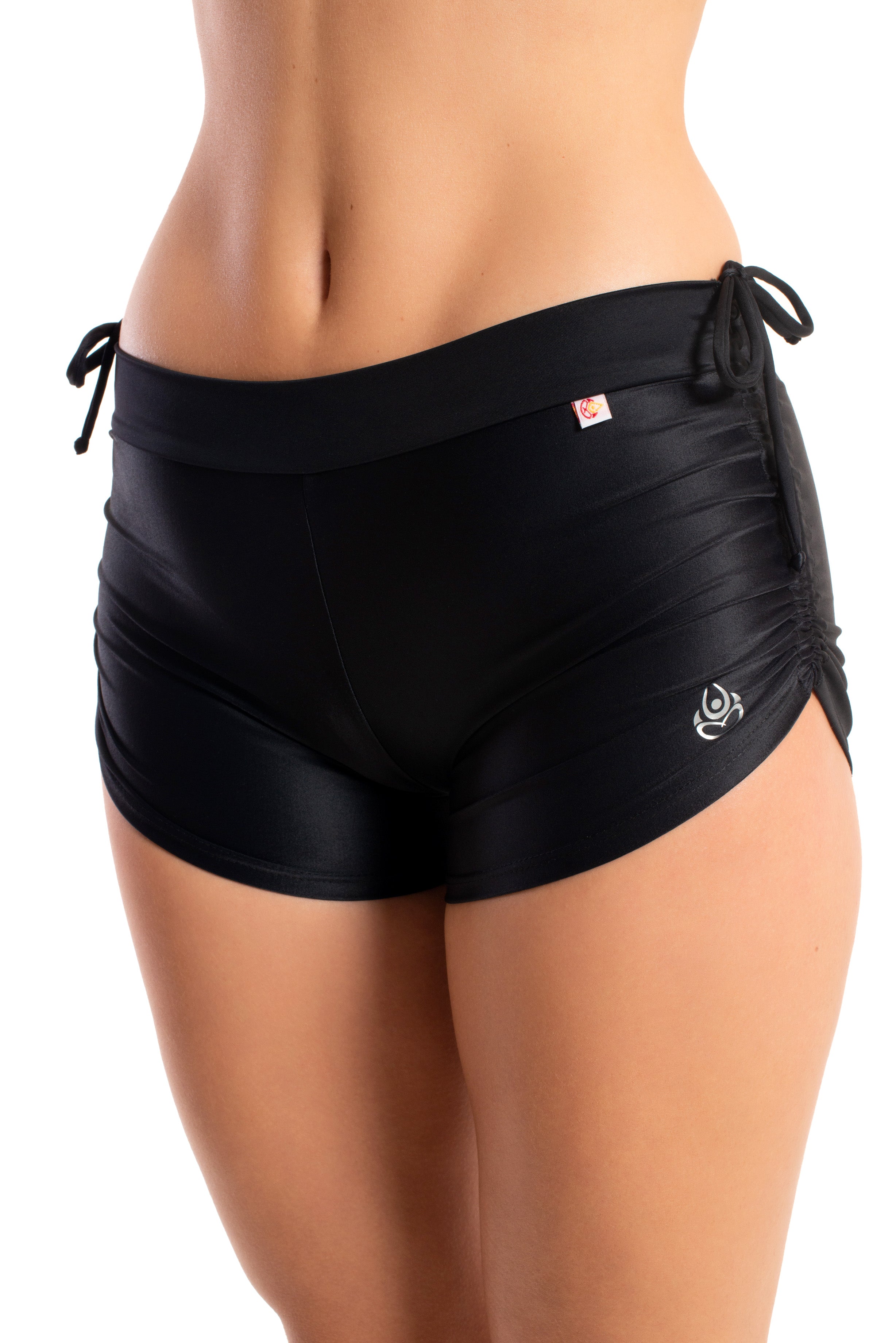 Super Comfy Shorts, Black, Cool Form Light (Fold Over) – Shakti Activewear